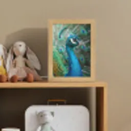 Pauw - Veren - Blauw Light Box met kabel (Kinderlampje) klein -sfeer2_kind