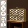 Schubben - Structuur - Goud Light Box met batterij (Wandlamp) middel 907 -USP_websiteoverzichtNL