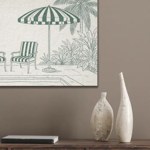 Terras - Illustratie - Groen PET vilt klein -sfeer6_closeup