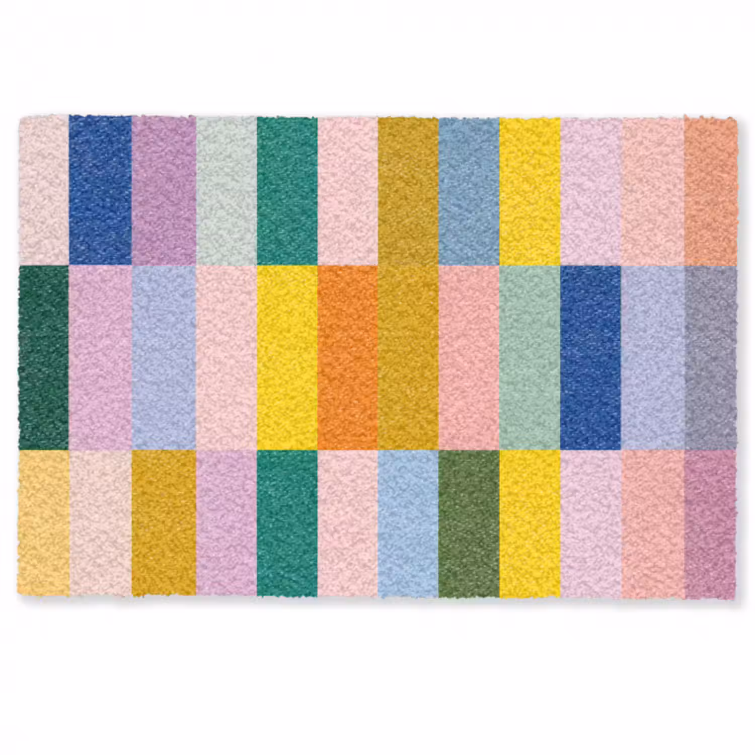 Fußmatte - Streifen - Blau - Muster - Abstrakt