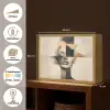 Goud - Vrouw - Rechthoeken Light Box met batterij (Wandlamp) middel -USP_websiteoverzichtNL