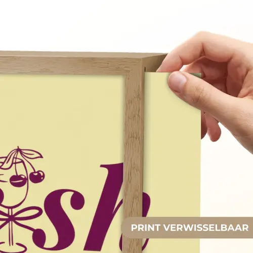 Cherish every moment - Cocktailglas - Geel Light Box met batterij (Wandlamp) middel -USP_websiteprintNL