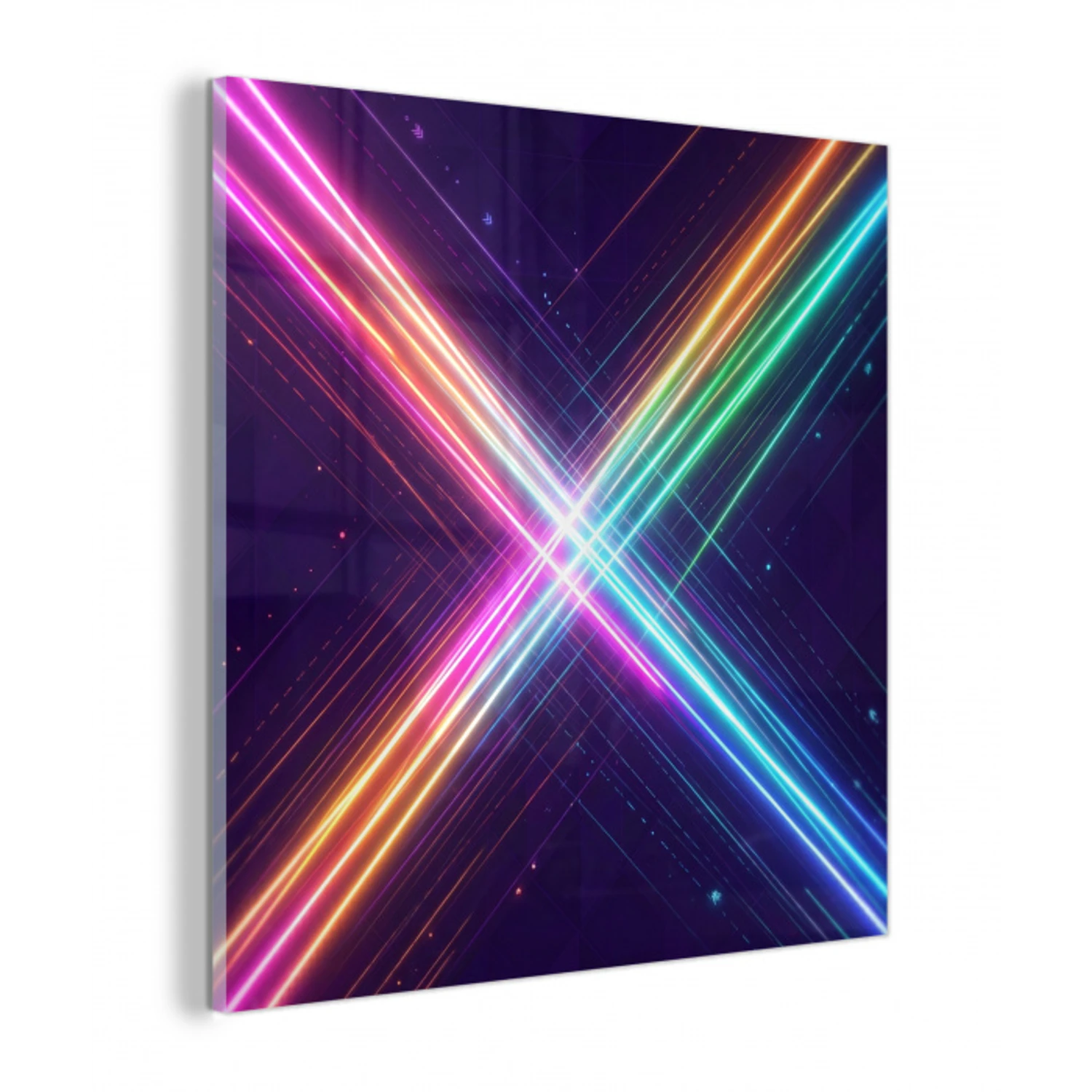 Kruisen - Lasterstralen - Neon plexiglas 5mm klein -z3d