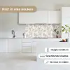 Organisch - Patroon - Gemêleerd keuken achterwand 2 middel 871 -sfeer4_NL