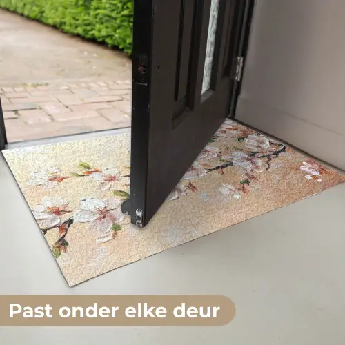 Bloesemtakken - Schilderachtig - Roze Deurmat klein -USP_NL