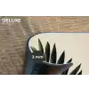Palmblad - Donkere bladen - Subtiel Placemat vinyl groot -closeup
