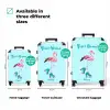 Flitsende flamingo NBS - Handbagage koffer - Kinderen Unisex middel zzzzzzVergelijking_3EN