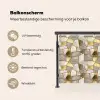 Mozaïek - Marmer - Goud Balkonbeschermer Duitsland klein 596 -specs_NL