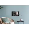 Vrouw - Goud - Zwart - Schmink - Luxe Muursticker klein -plant