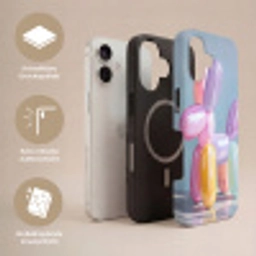 Dier - Ballon - Pasteltinten - Glanzend Toughcase MagSafe Apple iPhone 17 klein -USP_Lagen_DE