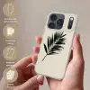 Palmblad - Subtiel - Groen - beige Telefoonhoesje iPhone 17 Pro klein -sfeer3_NL