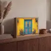 Deuren - Kleurrijk - Planten Light Box met batterij (Wandlamp) middel -sfeer2