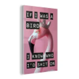 Flamingo - Roze - Vogel - Decoratie plexiglas 5mm klein -z3d