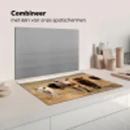 Runderen - Kudde - Landschap - Weide - Rustig Inductie beschermer vinyl 3mm klein -wsfeer7_website