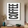 Koffie - Decoratie - Japandi - Vintage Textielframe zwart klein -sfeer1