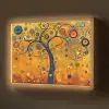 Abstract - Boom - Levensboom - Modern Light Box met batterij (Wandlamp) middel -z3d_website
