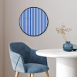 Klassiek - Strepen - Blauw Fotolijst rond zonder passe partout klein 856 -sfeer2