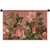 Kolibries - Bloemen - Groen - Roze Wandkleed katoen klein -zz3d