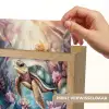 Schildpad - Bloemen - Onderwater Light Box met kabel (Kinderlampje) klein -USP_websiteprintNL