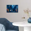 Koraalrif - Vissen - Oceaan - Blauw poster papier klein -sfeer3