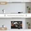 Schedels - Kunst - Donker - Rood keuken achterwand spatscherm klein -voor_na_NL