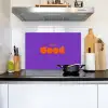 See the good - Oranje - Paars - Smiley Inductie beschemer met haakjes klein -sfeer2