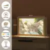 Bloesems - Wit - Zonnestralen -  Bloemblaadjes Light Box met kabel (Tafellamp) klein -USP_websiteoverzichtNL