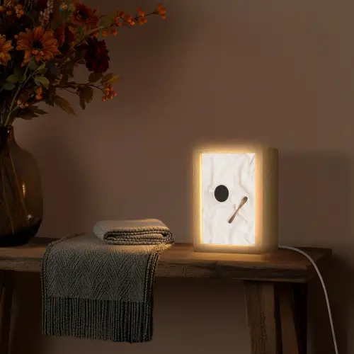 Koffie - Lepel - Mok Light Box met kabel (Tafellamp) klein -sfeer4