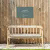 Papa's Werkplaats Tuinposter op houten frame 2 cm dik klein -sfeer4