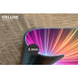 Abstract - Light - Burst - Modern - Colorful Placemat vinyl groot -closeup
