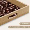 Bonen - Close-up - Donkerbruin Dienblad Rechthoek middel -USP_HandgreepNL