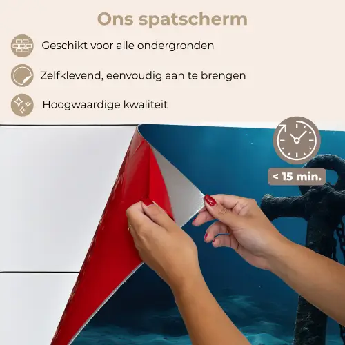 Anker - Ijzer - Zeebodem - Zand keuken achterwand spatscherm klein -spatscherm_NL