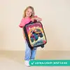 Roze Monstertruck Vliegt over het Asfalt Kinderkoffer - Zwart klein -sfeer2_UK