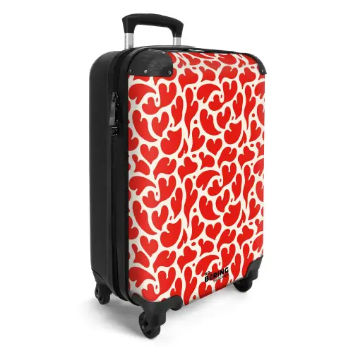 Patronen - Spatten van rood NBS - Handbagage koffer - Kinderen Unisex middel -productfoto_3d