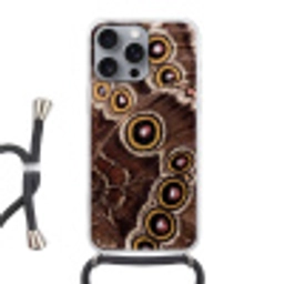 Vlinder - Vleugel - Abstract Hoesje iPhone 16 Pro Max met koord klein -3d