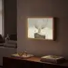Pluis - Vrouw - Beige Light Box met batterij (Wandlamp) middel -sfeer1