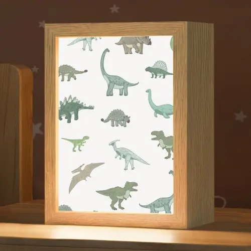 Dino - Groen - Jongens - Dinosaurus - Blauw Light Box met kabel klein -zzz_3d_website