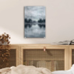 Bos - Meer - Mist - Natuur - Grijs plexiglas 5mm klein -sfeer4