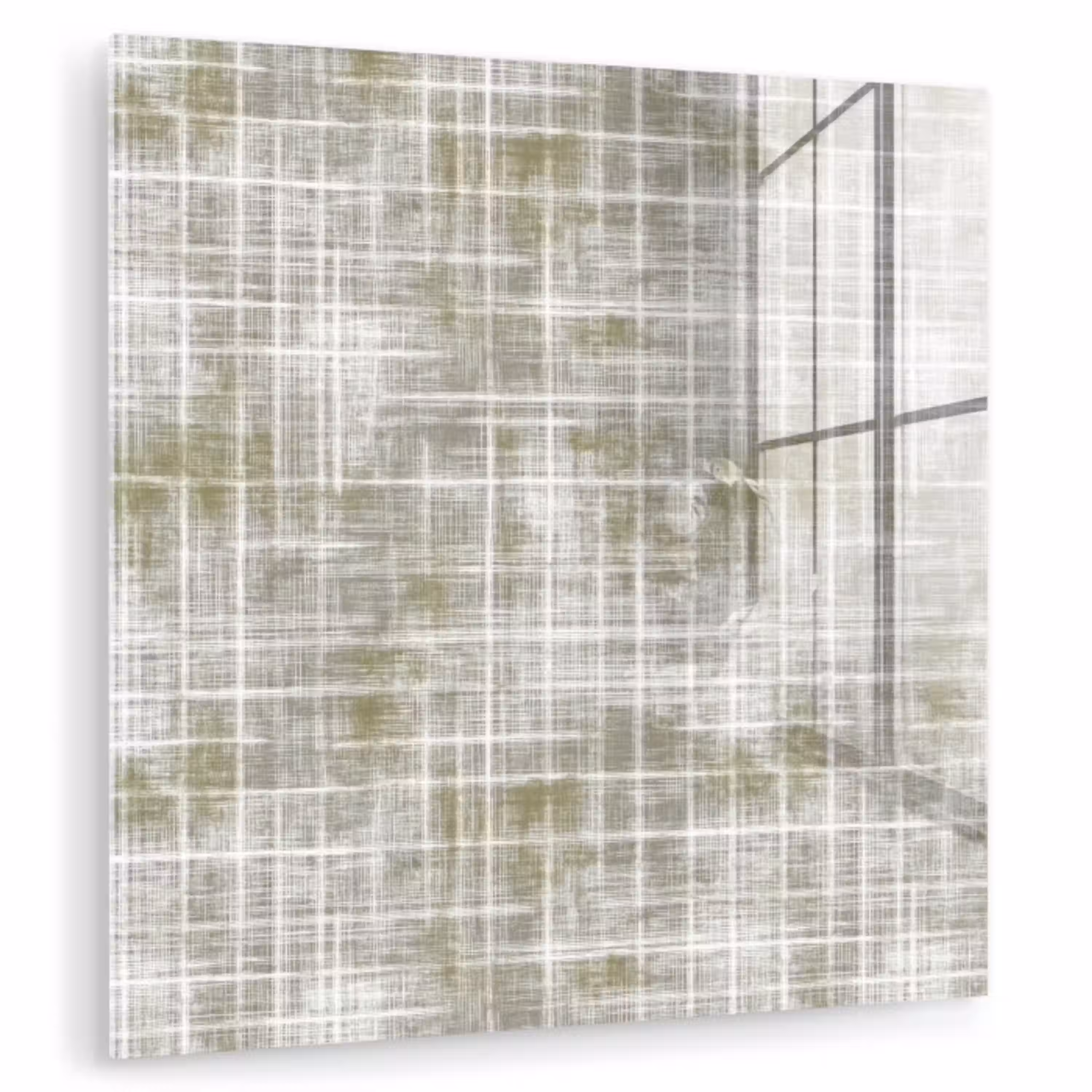 Linnen - Patroon - Groen plexiglas 5mm klein 11 -zzzproduct_nieuw