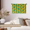 Mango - Patroon - Fruit - Bladeren Wandkleed katoen klein 269 -sfeer1