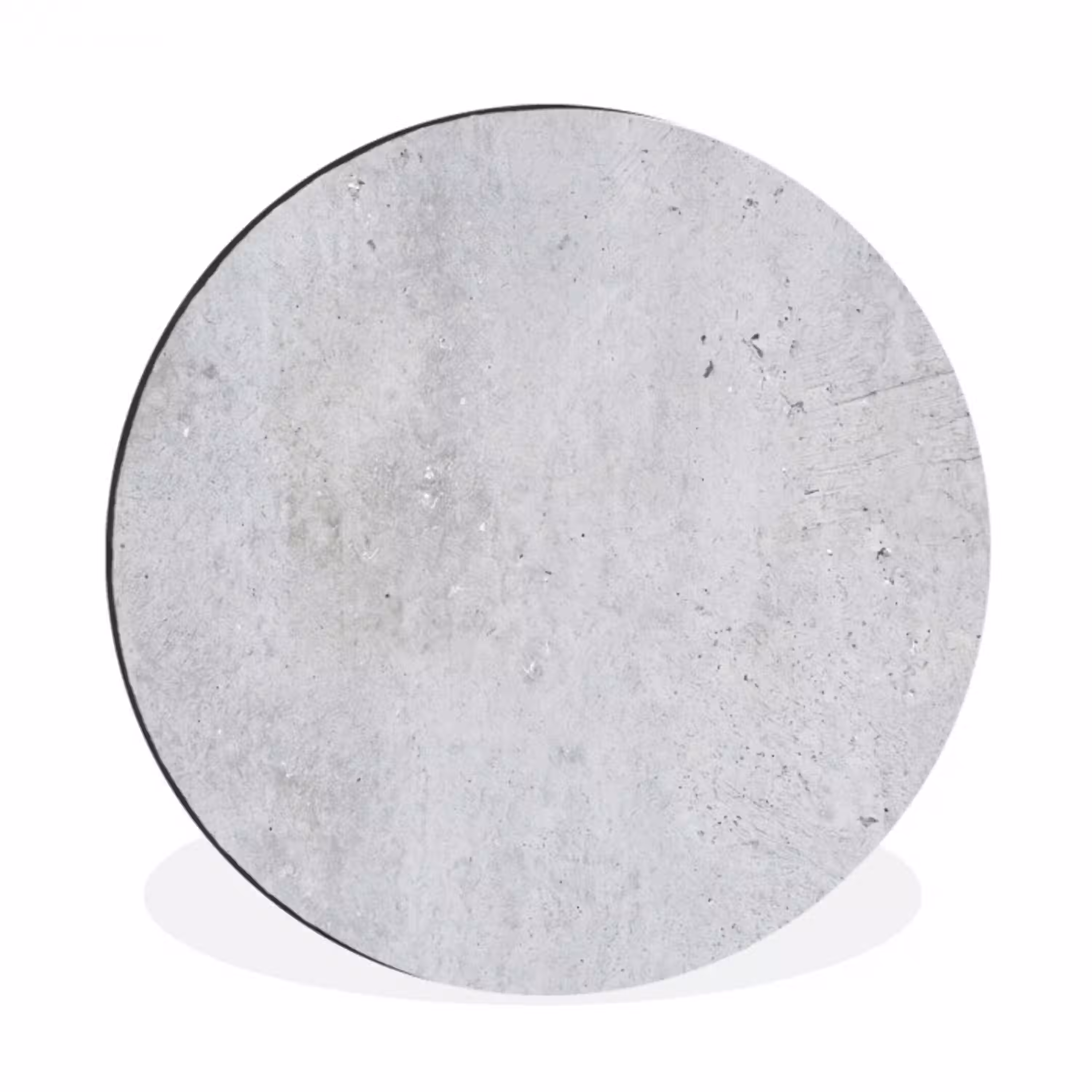Beton - Textuur - Achtergrond - Grijs - Industrieel Wandcirkel aluminium klein -3d