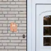 Zalmroze - Modern Naambord Huisje klein -sfeer1