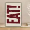 Red - Eten - Vintage - Decoratie canvas 2cm klein -sfeer1