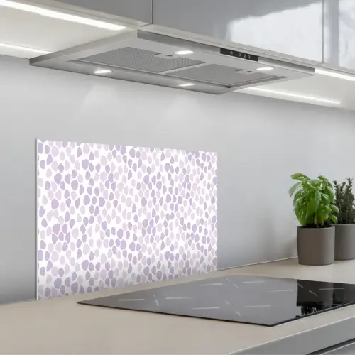 Paars - Vormen - Patroon keuken achterwand spatscherm klein 900 -3d_schuin