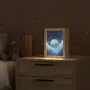 Planeet - Wolken - Sterren - Blauw Light Box met kabel klein -sfeer1_kind