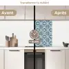 Tegel - Vintage - Patronen keuken achterwand 2 middel 865 -voor-na2_FR