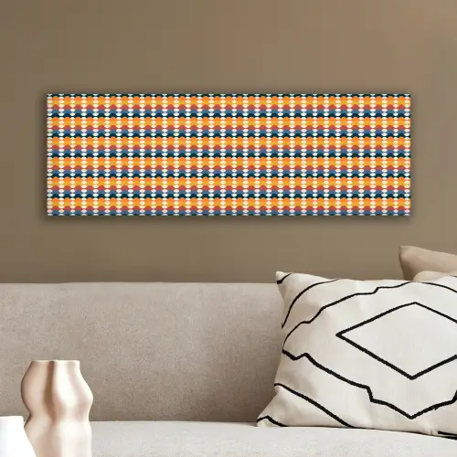 Retro - Disco - Golven canvas 2cm klein 828 -sfeer3