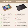 Oude man - Expressief - Kleurrijk Dienblad Rechthoek middel -USP_VergelijkingNL