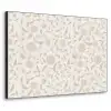 Sierlijk - Bloemen - Beige Textielframe zwart klein 947 -3d