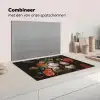 Stilleven met bloemen en een horloge - Schilderij van Abraham Mignon Inductie beschermer vinyl 3mm klein -wsfeer7_website